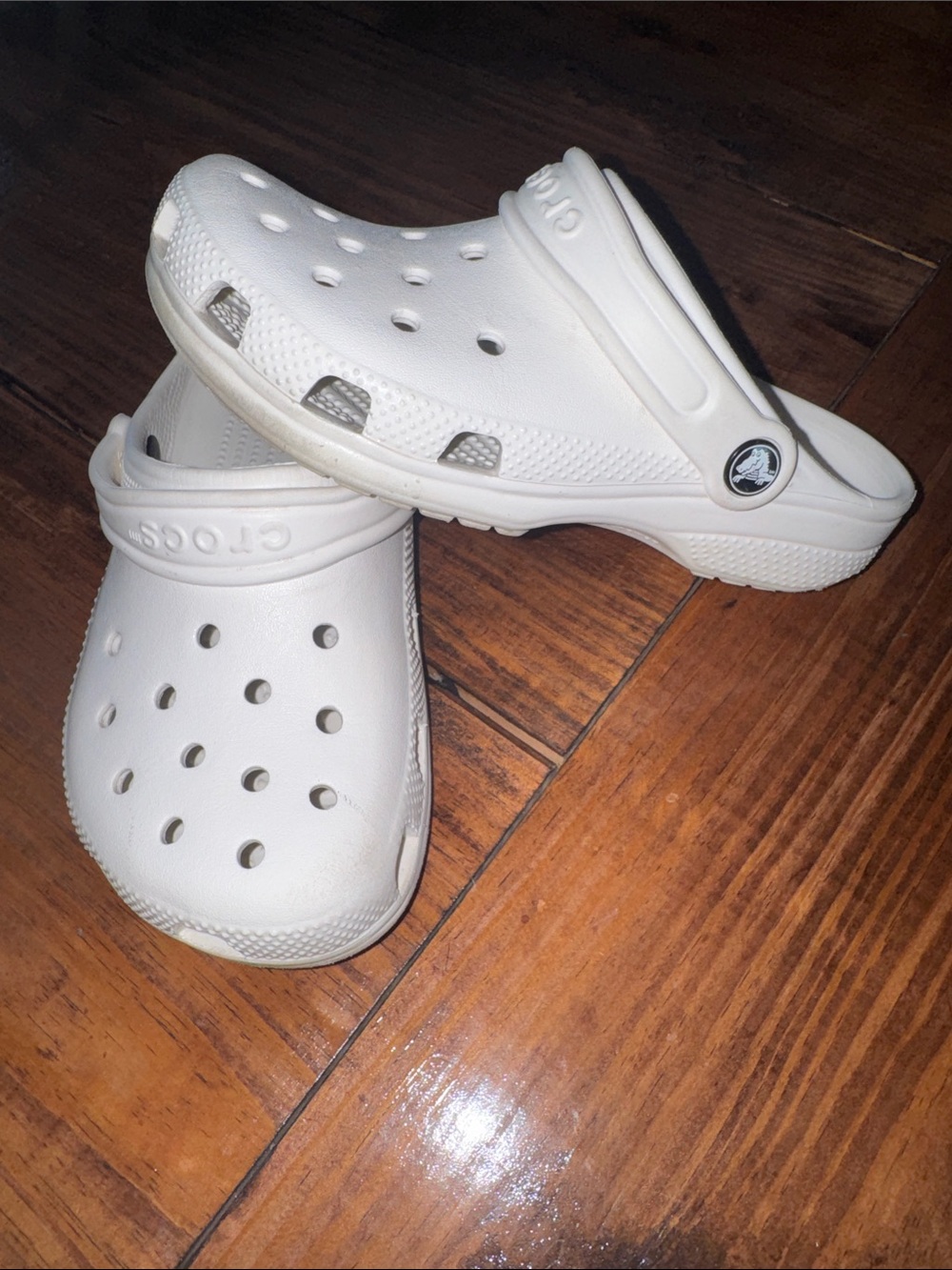 Crocs size 3 white